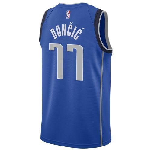 Mens and Womens Nike Luka Doncic Dallas Mavericks Swingman Jersey - Navy Product Image