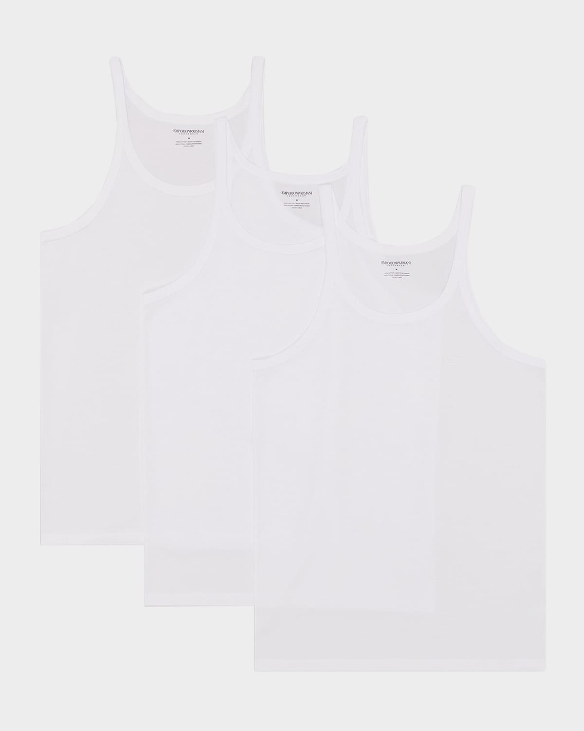 Mens 3-Pack Cotton Tank Tops Product Image