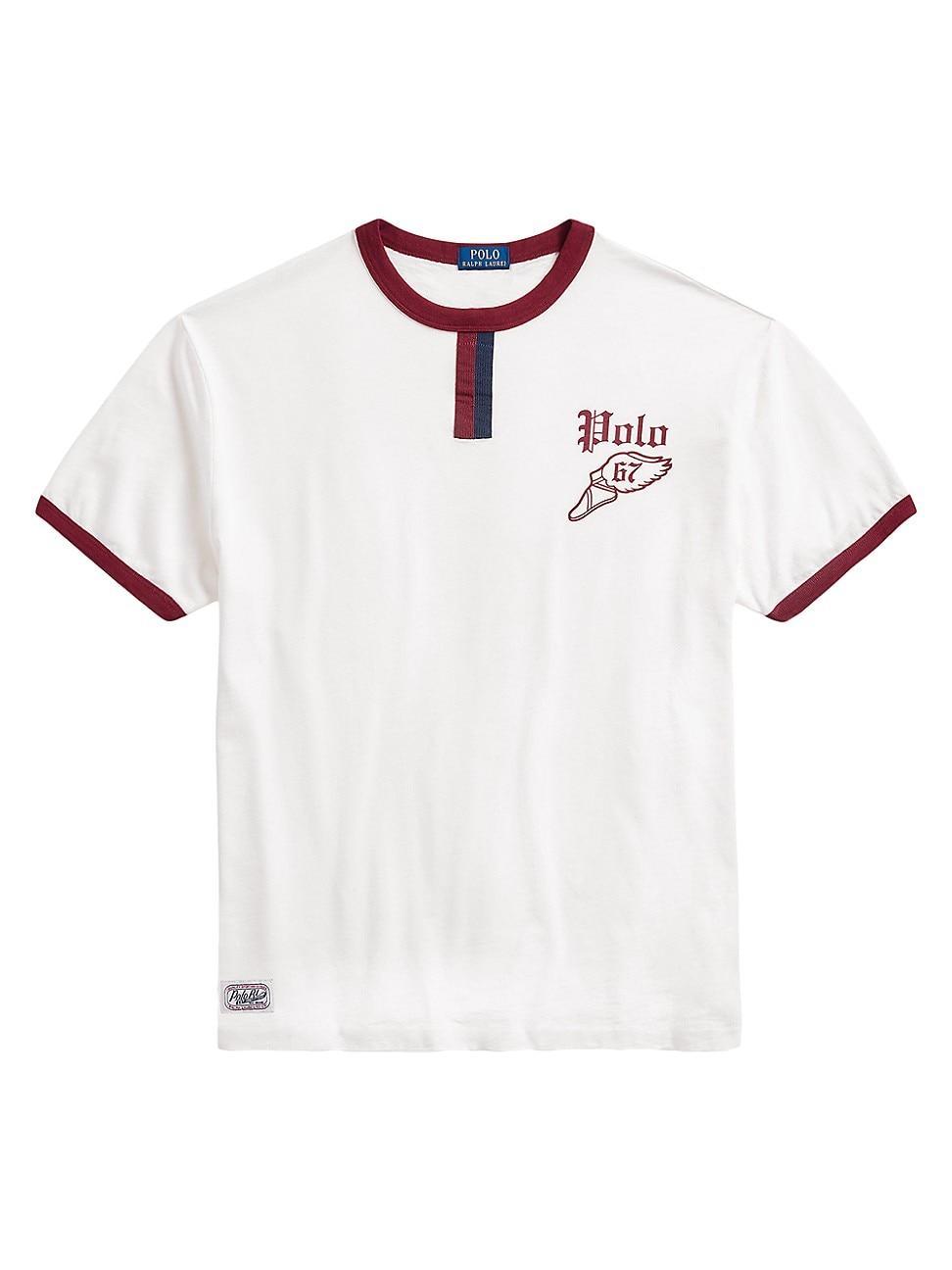 Polo Ralph Lauren Mens Classic-Fit Logo Slub Jersey T-Shirt - Nevis Product Image