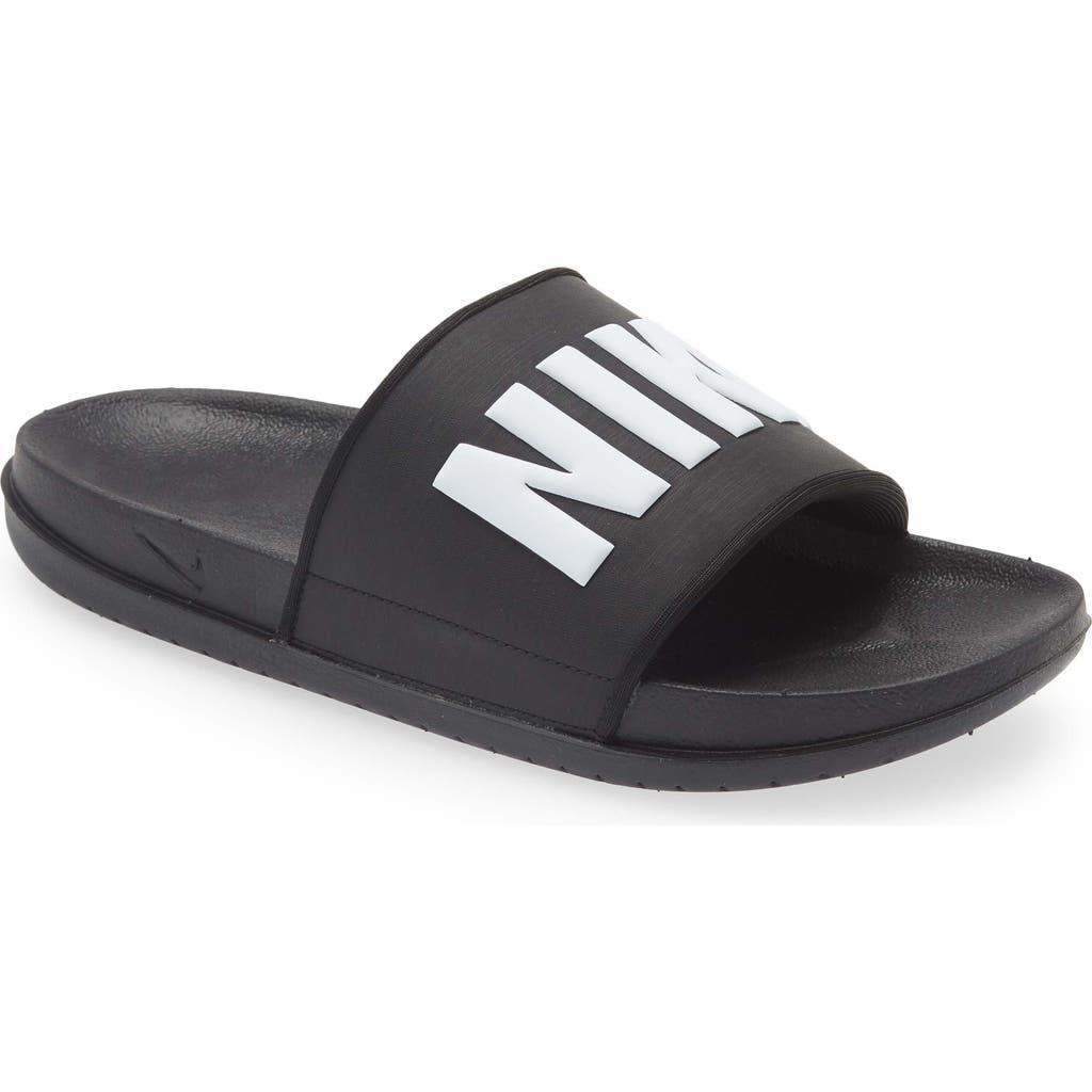 NIKE Offcourt Slide Sandals In Black/white Product Image