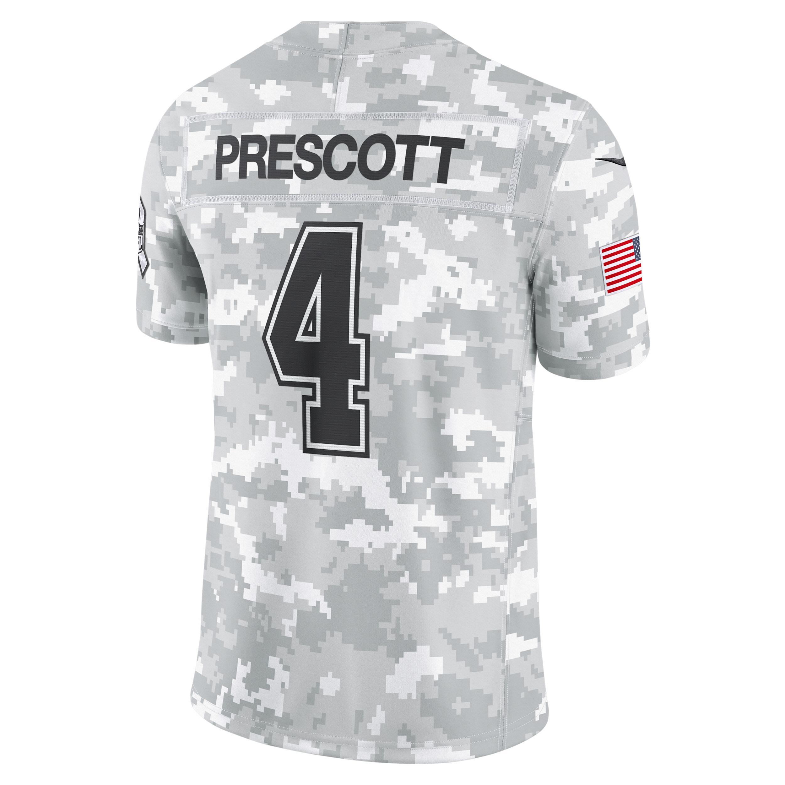 Dak Prescott Dallas Cowboys Salute to Service Nike Men's Dri-FIT NFL Limited Jersey Product Image