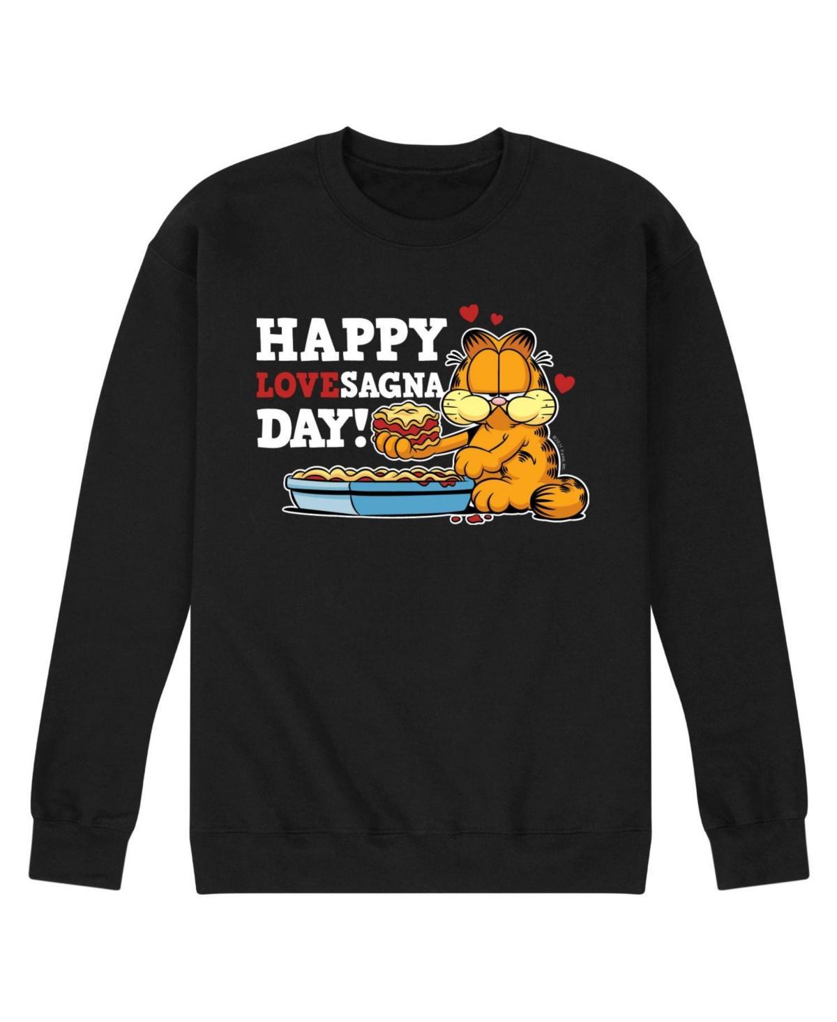 Airwaves Mens Garfield Happy Lovesagna Fleece Sweatshirt Product Image