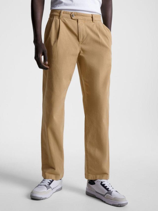 Tommy Hilfiger Men's Archive Twill Wide-Leg Chino - Brown - 31W x 32L Product Image