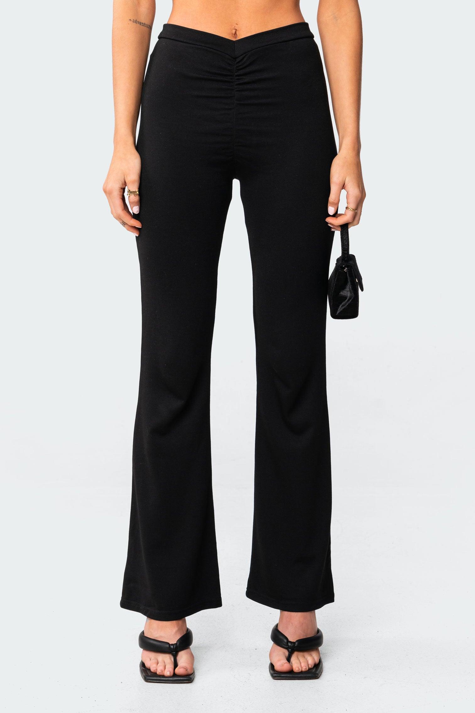 Gina Gathered V-Cut Pants Product Image