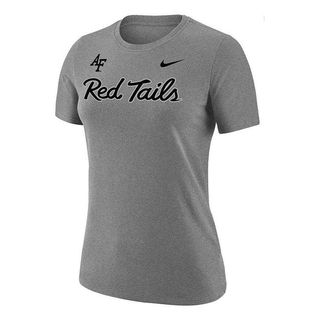 Womens Nike Heather Gray Air Force Falcons Red Tails T-Shirt Product Image