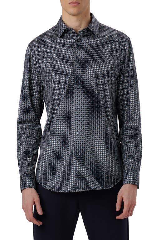 Mens Ooohcotton Tech James Geometric Long-Sleeve Shirt Product Image