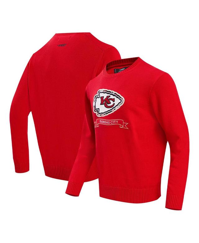 Mens Pro Standard Red Kansas City Chiefs Prep Knit Sweater Product Image