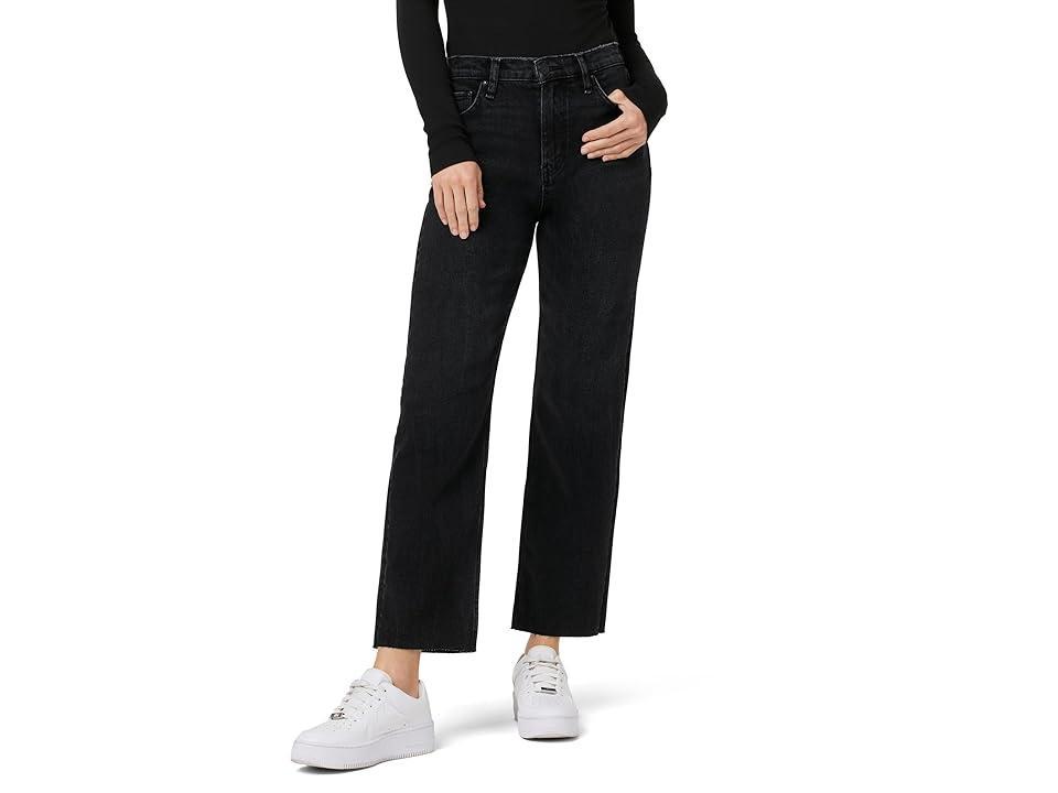 Hudson Jeans Remi High-Rise Straight Ankle in Fade Fade To Black) Women's Jeans Product Image