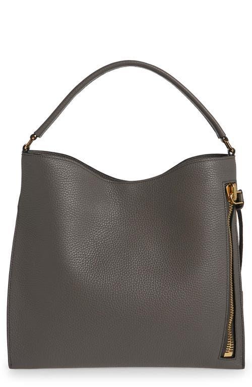 TOM FORD Small Alix Grain Leather Hobo Bag Product Image