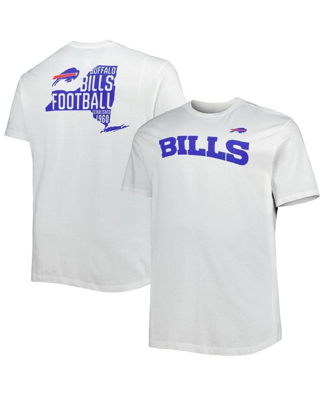 Mens Fanatics Branded Buffalo Bills Big & Tall Hometown Collection Hot Shot T-Shirt Product Image