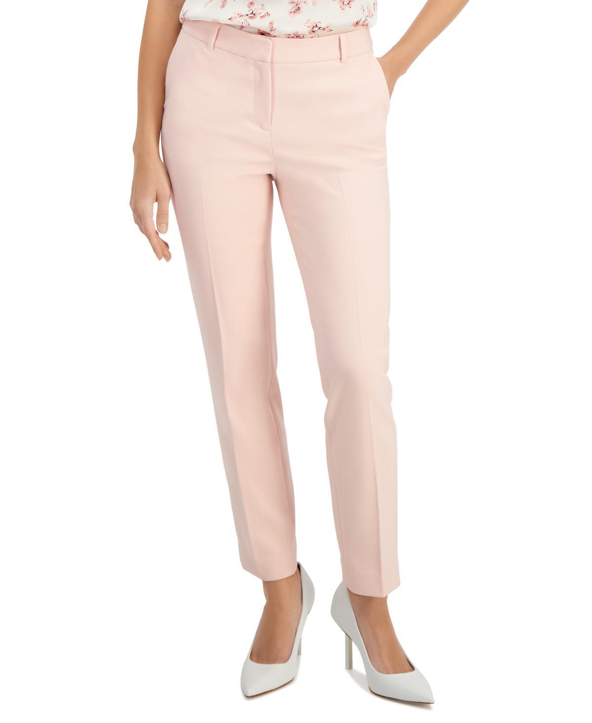 Women's Straight-Leg Mid-Rise Ankle Pants Product Image