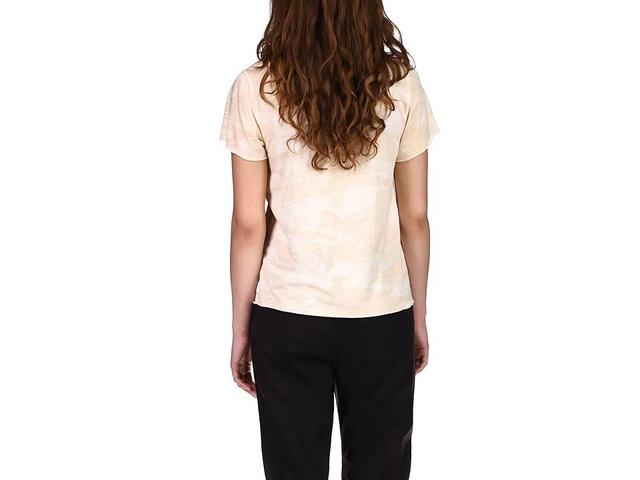 Sanctuary The Inside Out Tee (Buttercream Camo) Women's Clothing Product Image