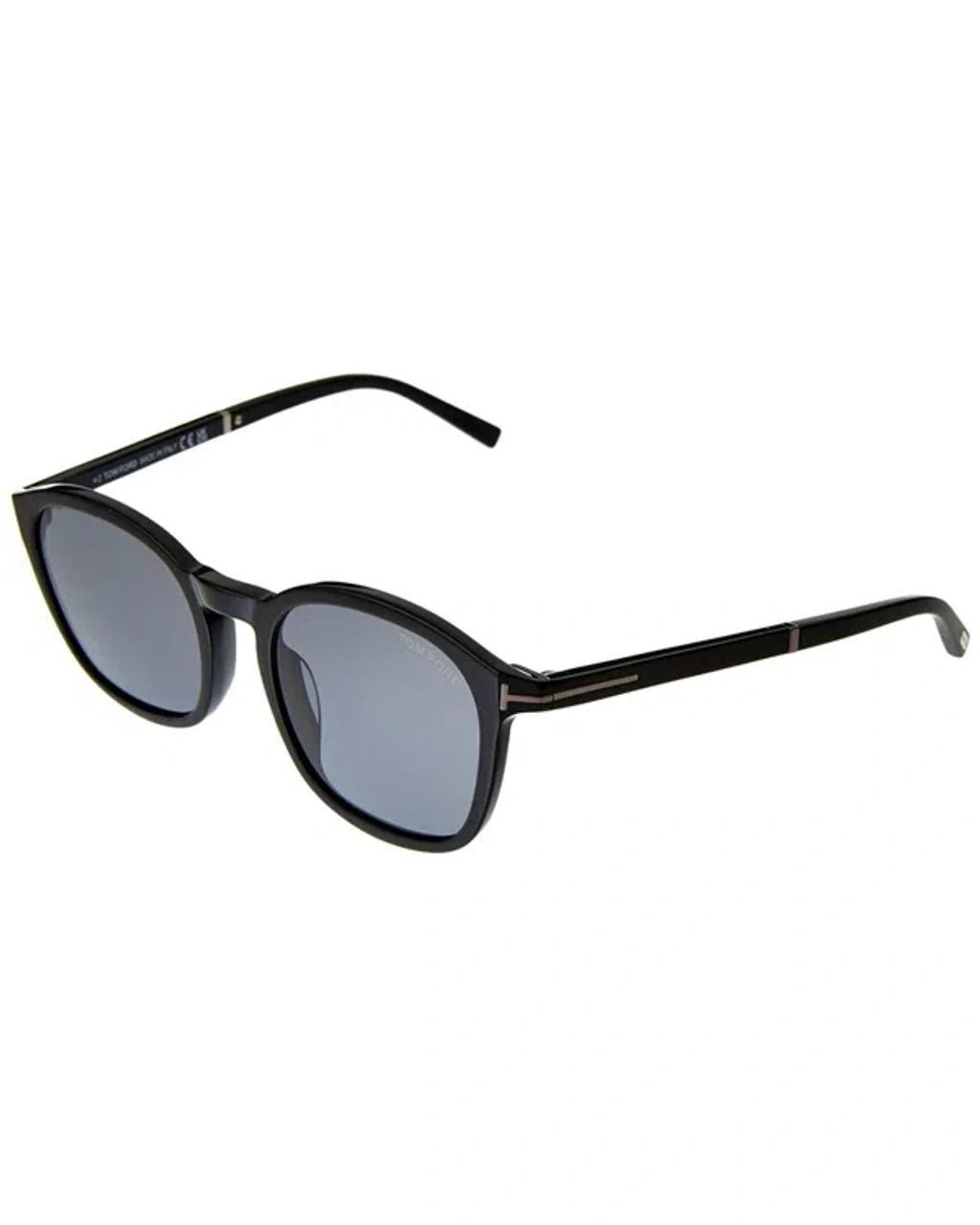 TOM FORD Men's Ft1020 52mm Polarized Sunglasses In Black Product Image