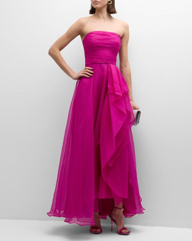 Womens Teresa Draped Tulle Gown Product Image