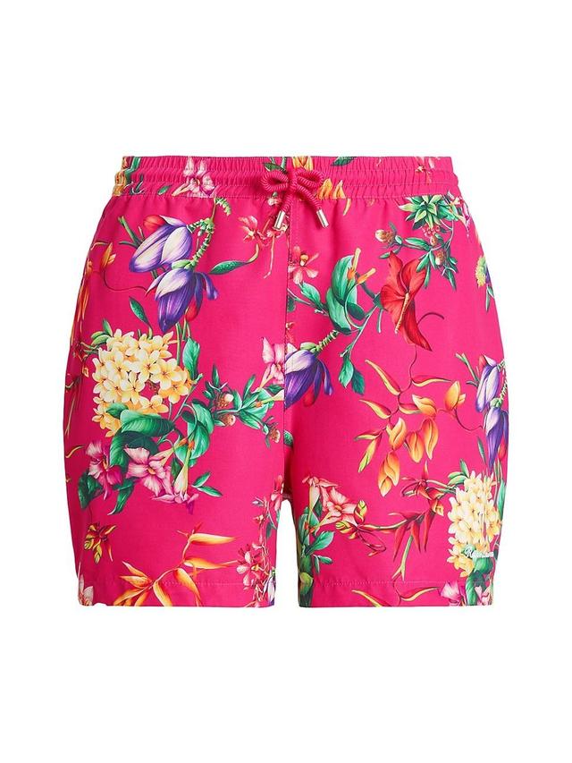 Mens Amalfi Floral Swim Trunks Product Image