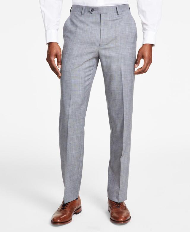 Men's Classic-Fit Stretch Wool-Blend Suit Pants Product Image