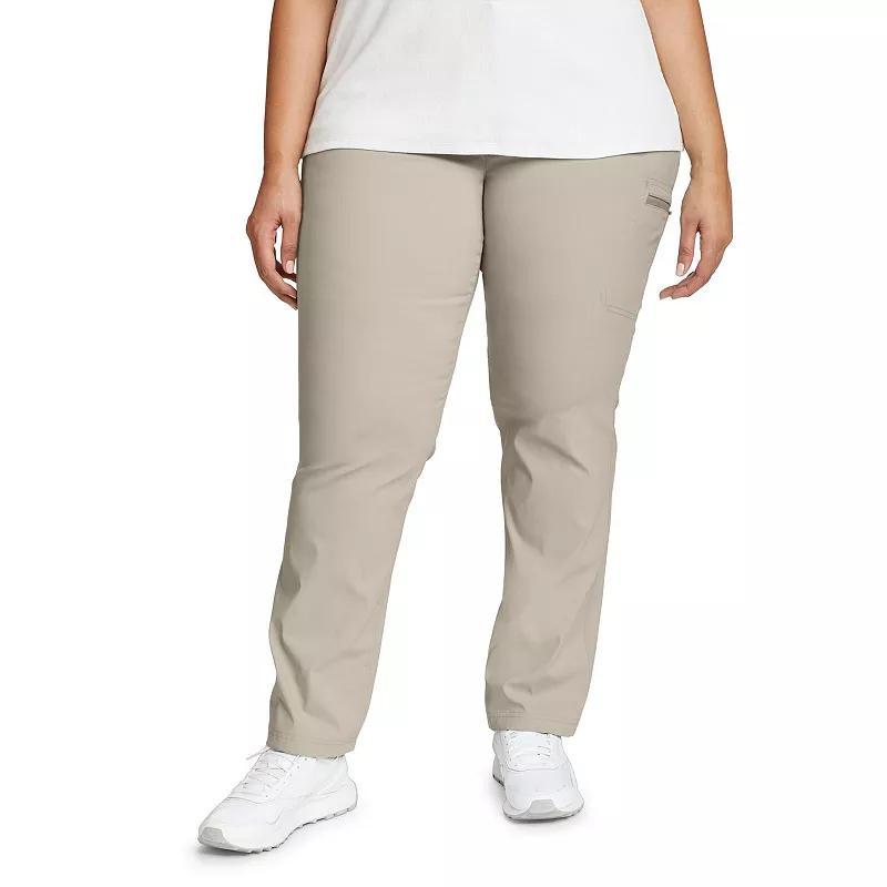 Plus Size Eddie Bauer Plus Rainier Pant, Womens Lt Beige Product Image