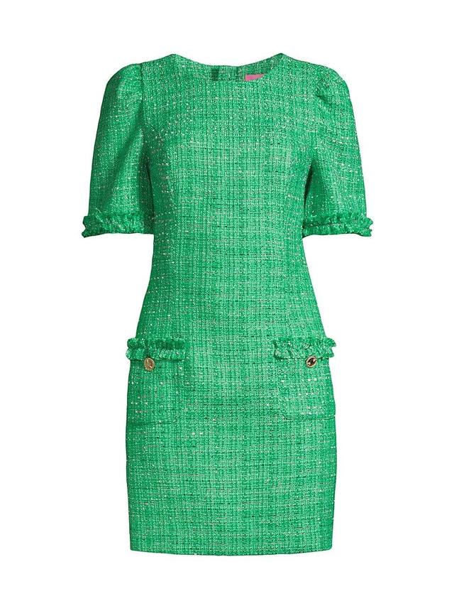 Womens Ryner Boucl Tweed Minidress Product Image