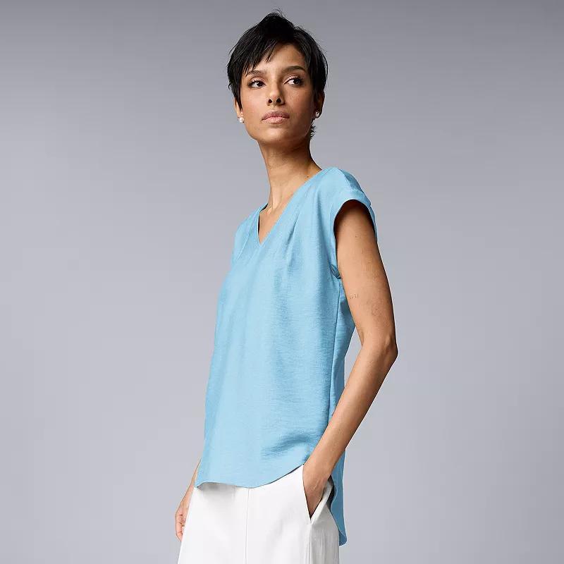 Womens Simply Vera Vera Wang V-Neck Top Product Image