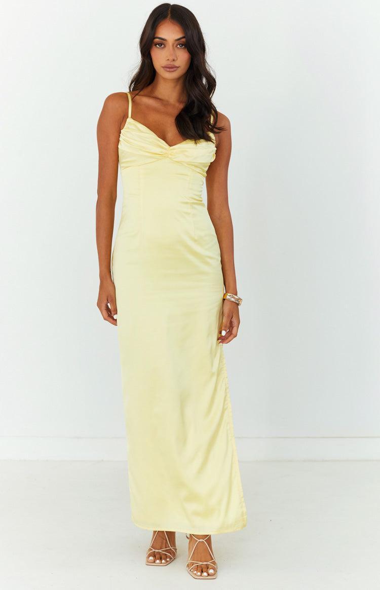 Honey Yellow Maxi Dress Product Image