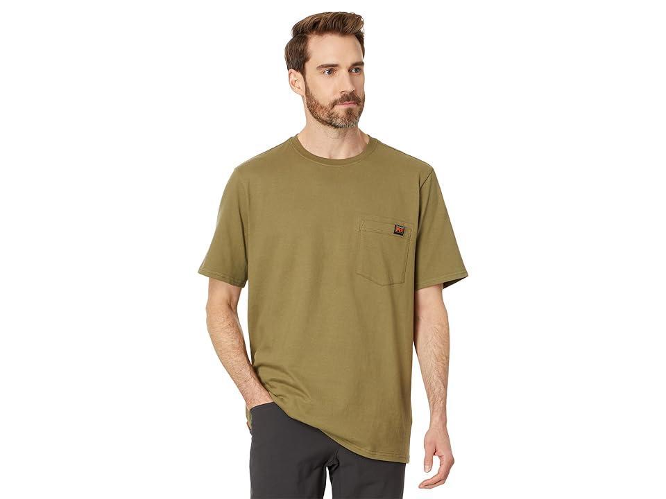 Timberland Mens Core Pocket Short Sleeve T-Shirt Mdgrn, X-Large - Mens Longsleeve Work Shirts at Academy Sports Product Image