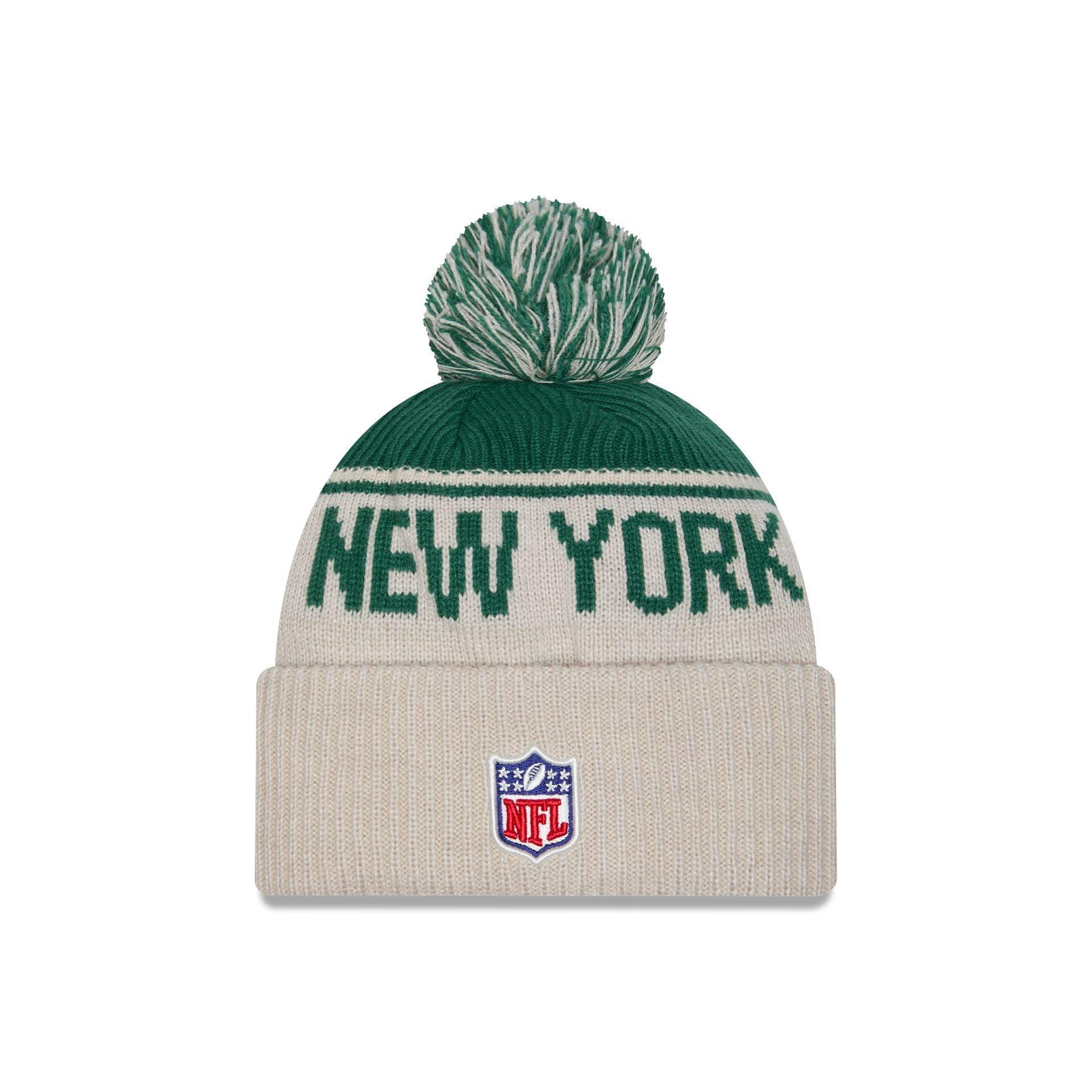 New York Jets 2024 Cold Weather Historic Pom Knit Hat Male Product Image