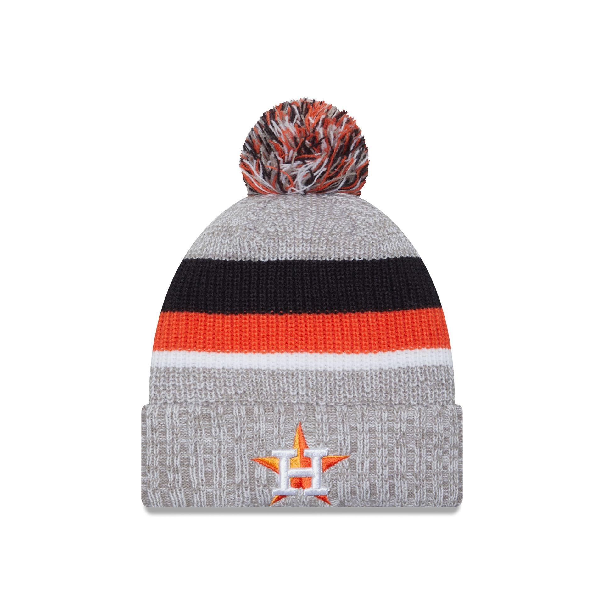 Houston Astros Lift Pass Pom Knit Hat Male Product Image