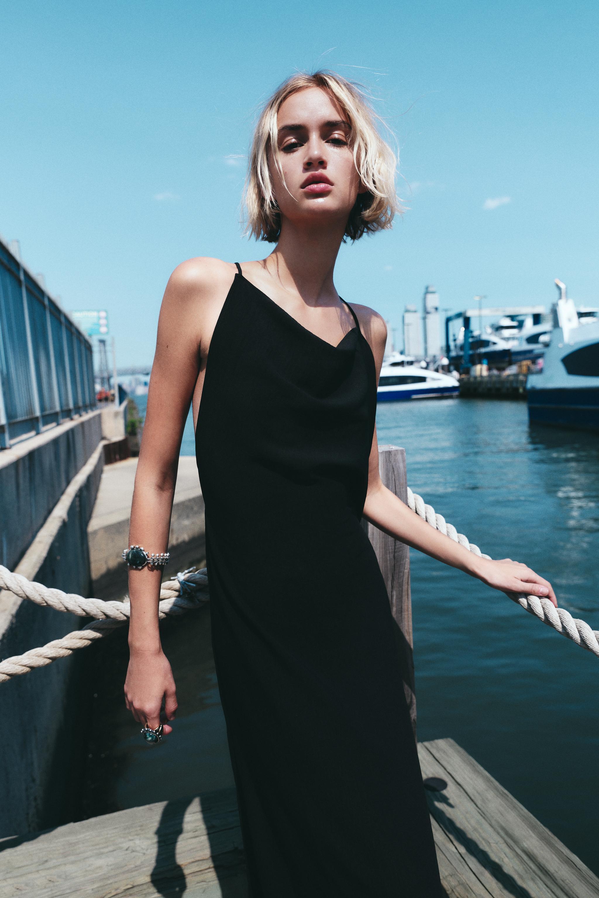 FLOWY ASYMMETRICAL DRESS Product Image