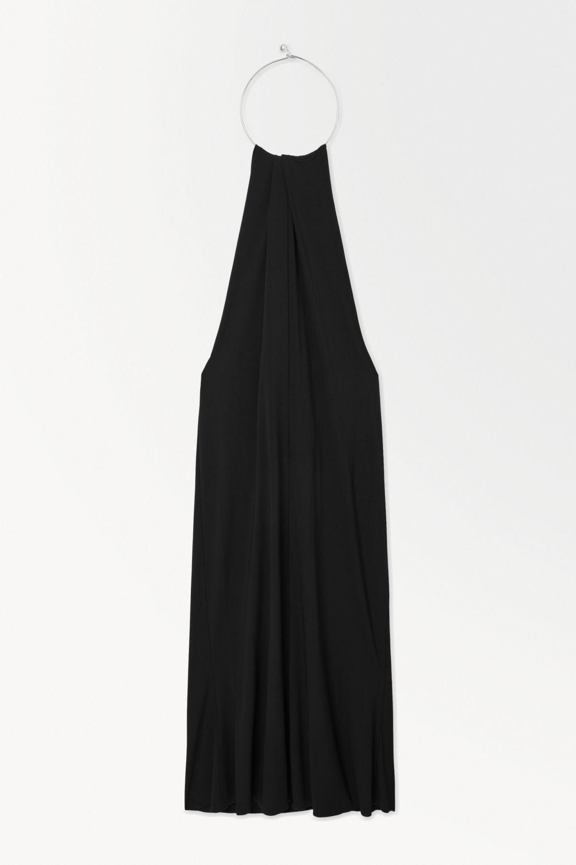 THE OPEN-BACK NECKLACE DRESS Product Image