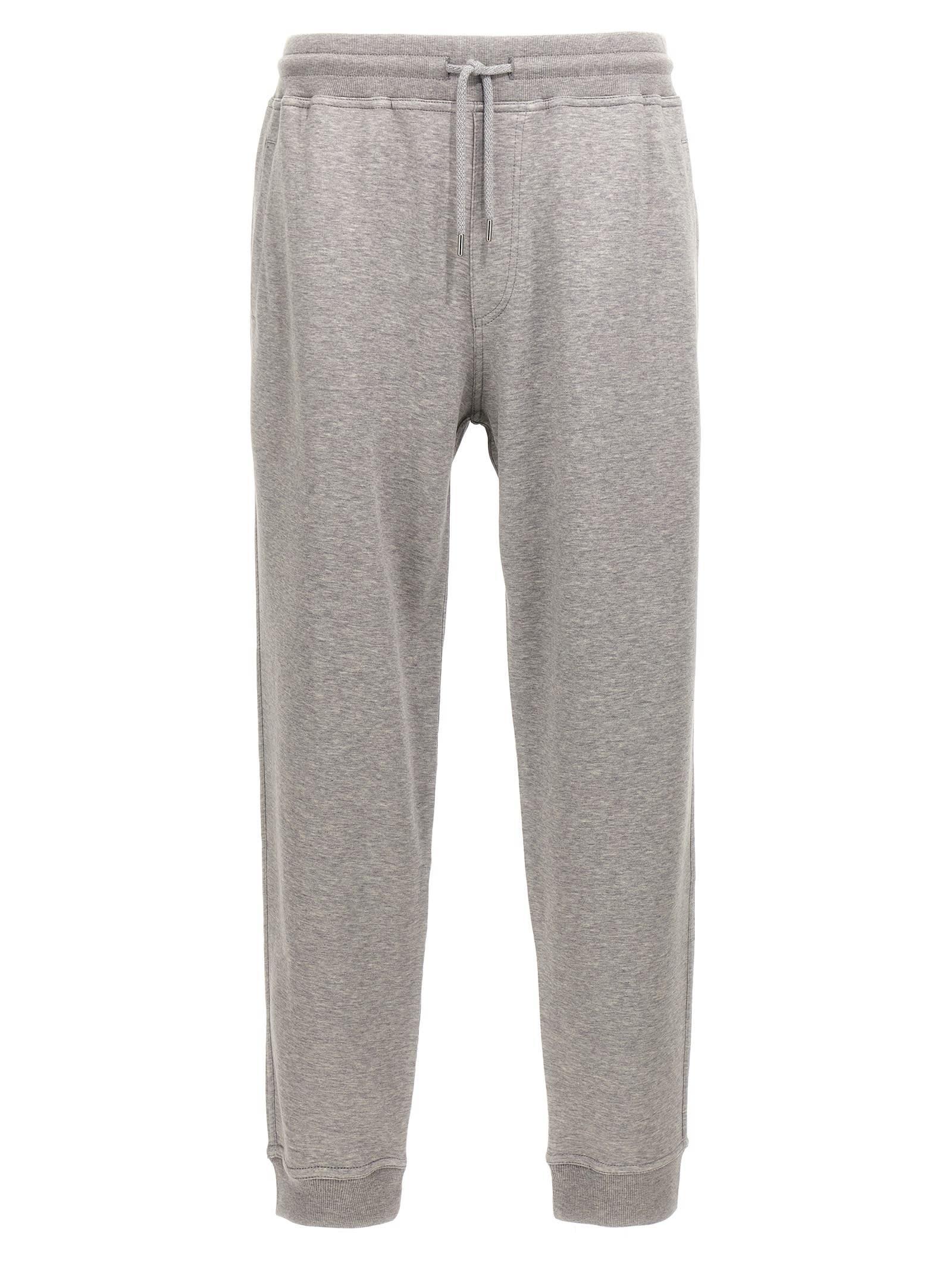 BRUNELLO CUCINELLI Cotton Blend Joggers In Gray Product Image