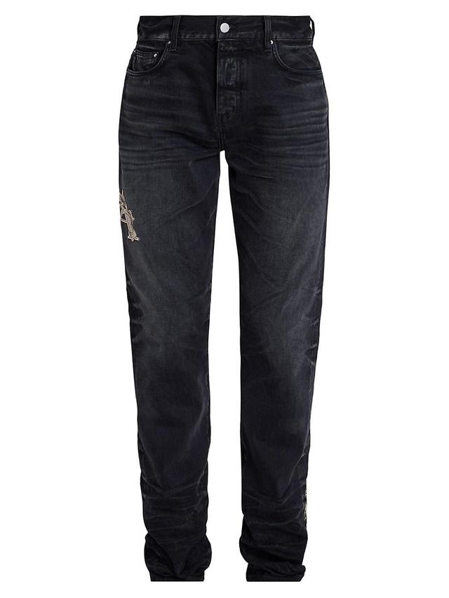 Mens Baroque Logo Straight-Leg Jeans Product Image