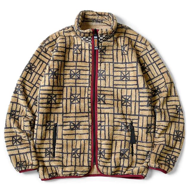 FOLK DOMINO FLEECE ZIP BLOUSON Product Image