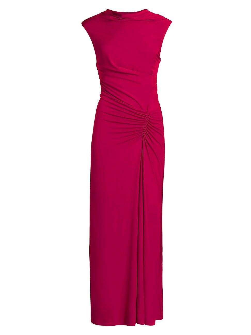 Womens Acacia Sleeveless Draped Midi-Dress Product Image