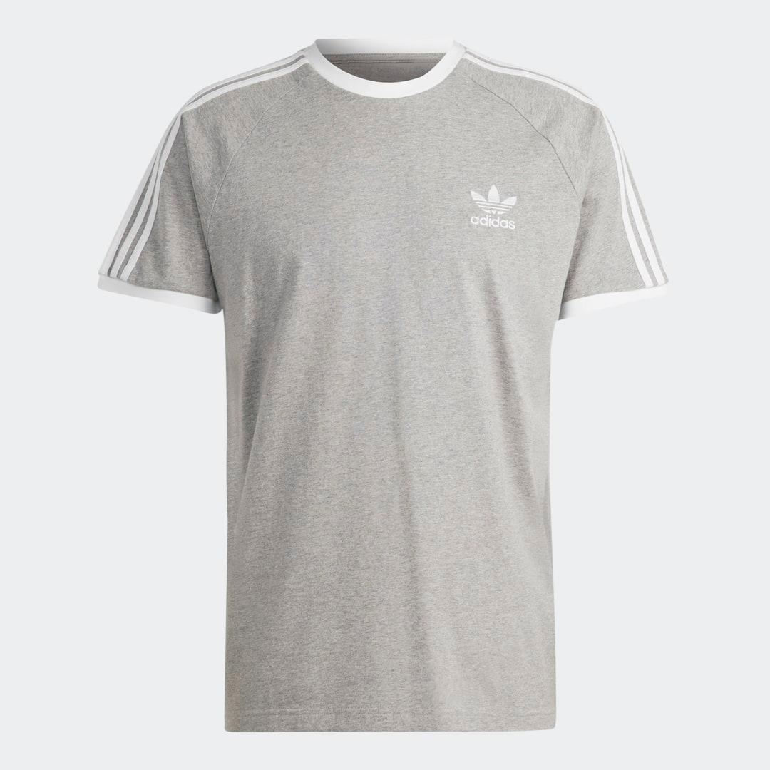 adidas Adicolor Classics 3-Stripes Tee Medium Grey Heather M Mens Product Image