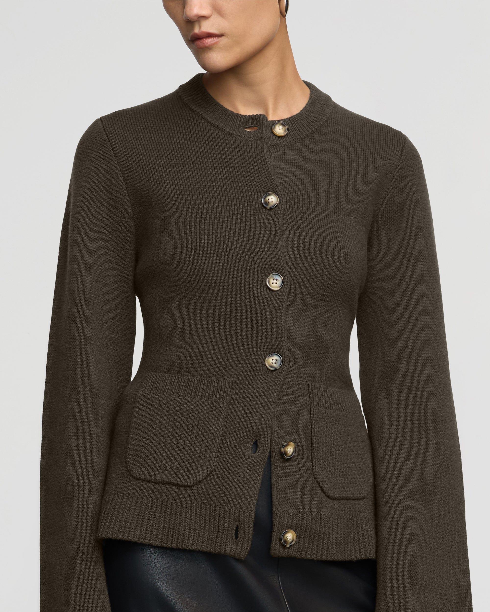 Eames Organic Cotton-Wool Button Cardigan Product Image