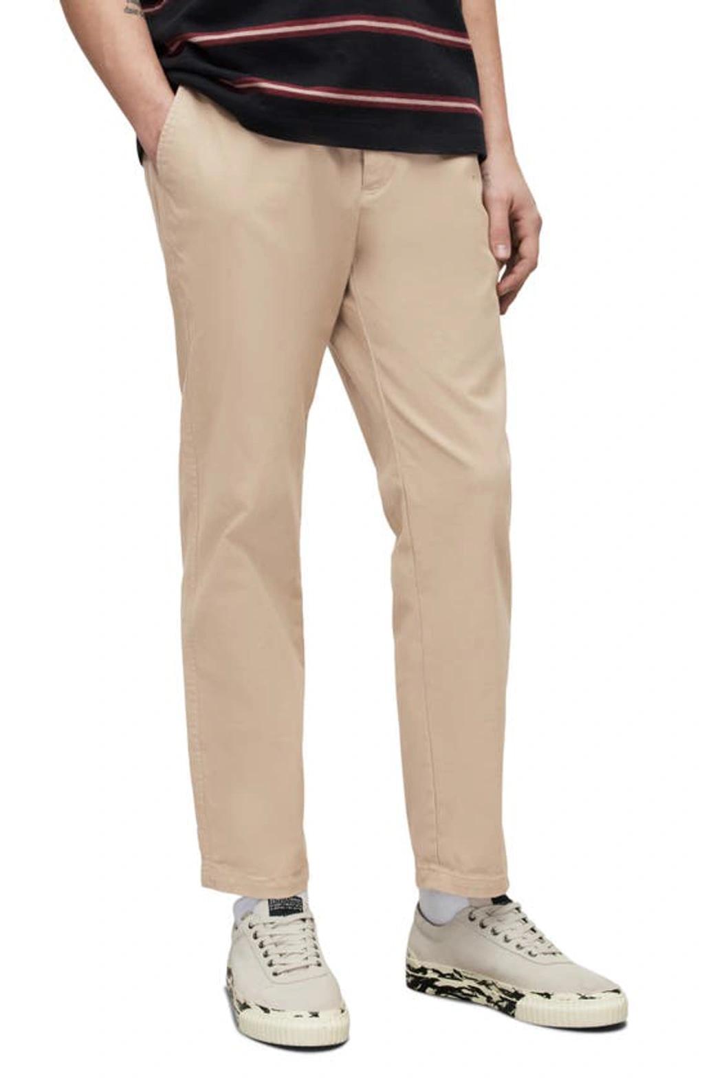 Corsario Cotton Stretch Twill Trousers In Fawn Beige product image