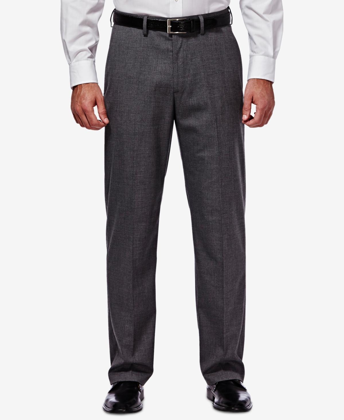 Mens J.M. Haggar Premium Classic-Fit Flat-Front Stretch Suit Pants Product Image