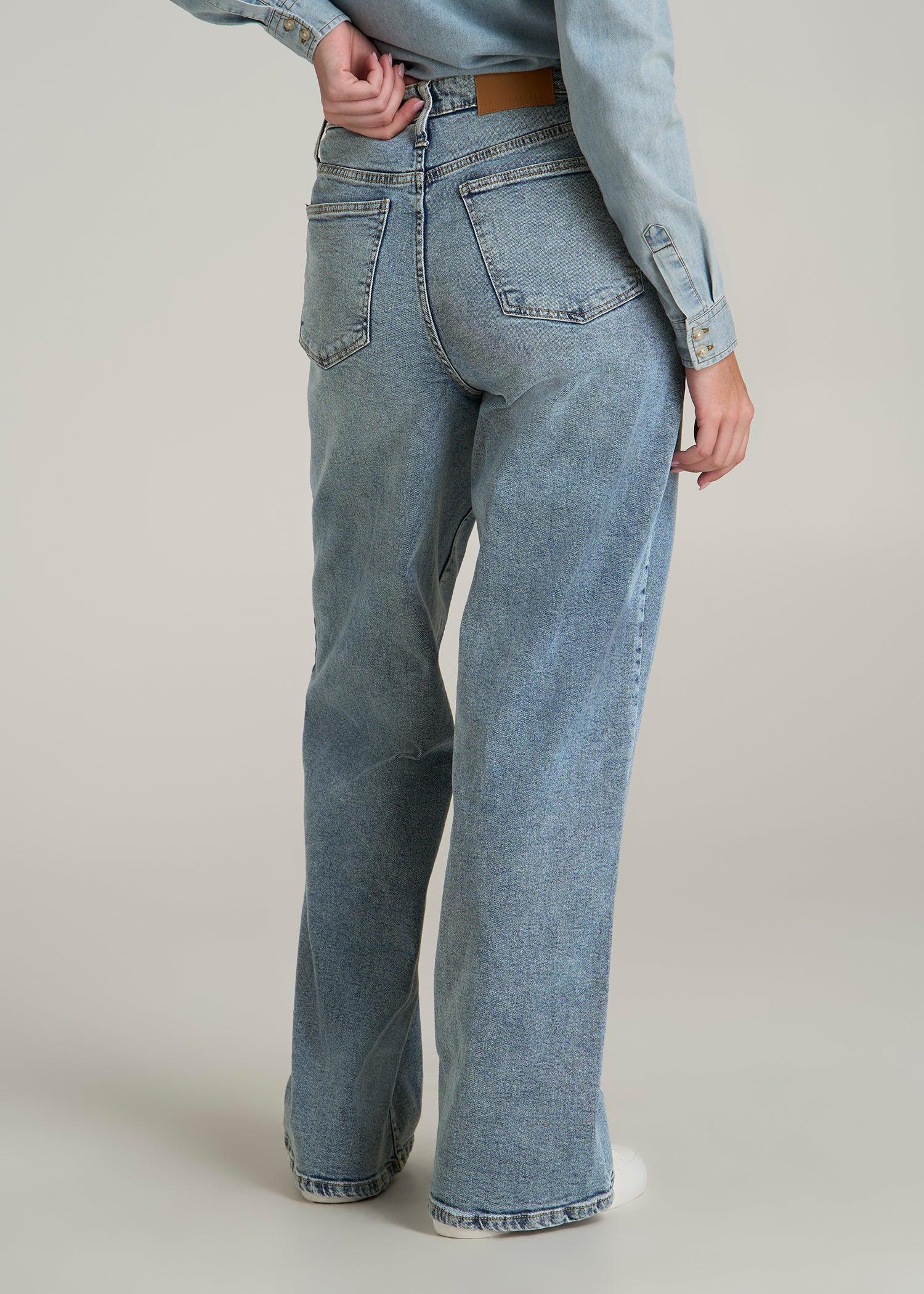 Stevie Wide Leg Jeans for Tall Women in Perfect Blue Female Product Image