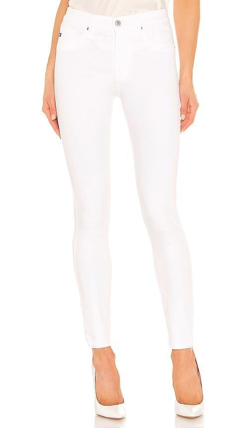 AG Jeans Farrah Ankle White) Women's Jeans Product Image