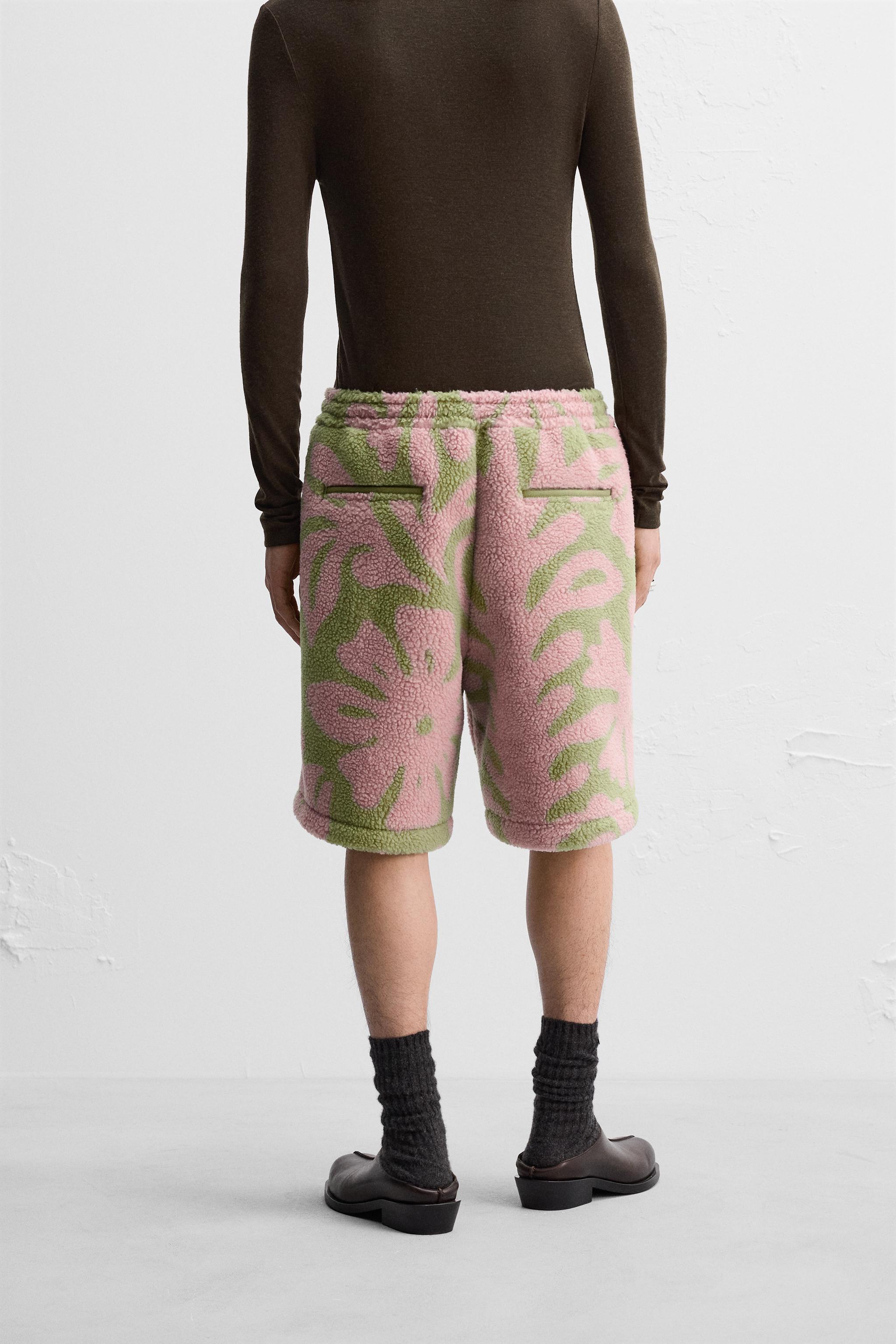 FLEECE JACQUARD SHORTS X NANUSHKA Product Image