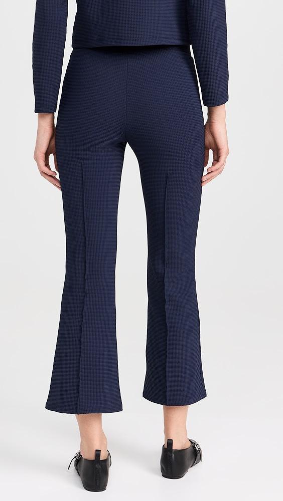 DONNI. The Box Weave Stretch Kick Flare Pants | Shopbop Product Image