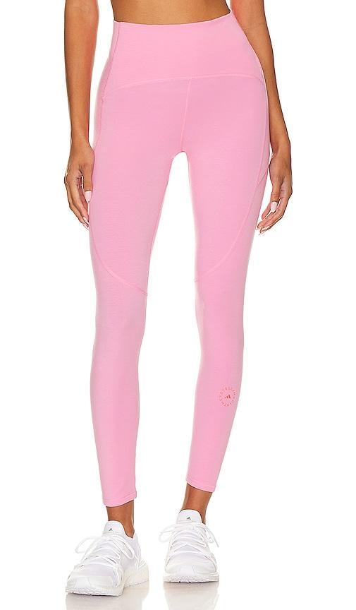 adidas by Stella McCartney TrueStrength Yoga 7/8 Tights HR2195 (Soft Almond) Women's Casual Pants Product Image