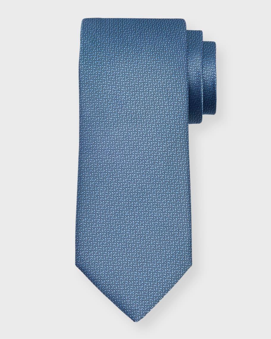 Men's Micro-Textured Silk Tie Product Image