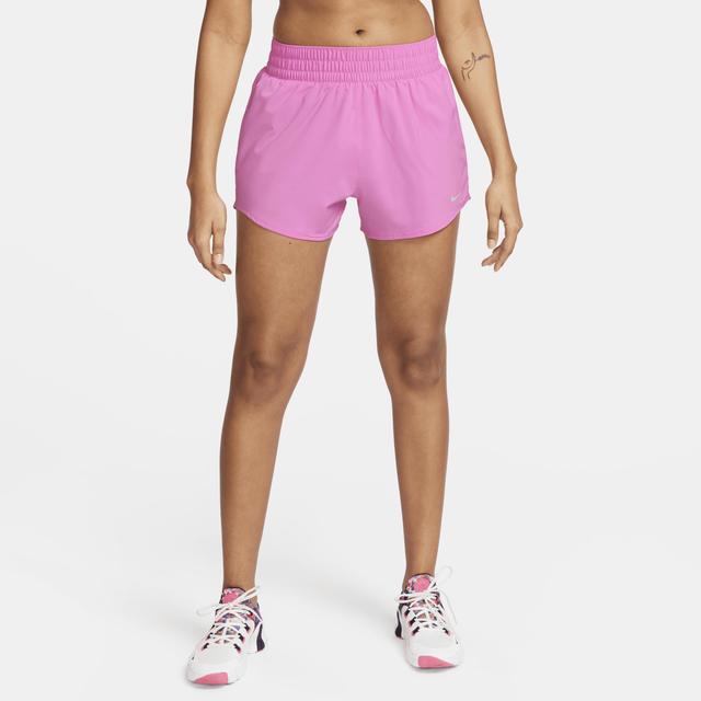 Nike Womens One Dri-FIT High-Waisted 3 Brief-Lined Shorts Product Image