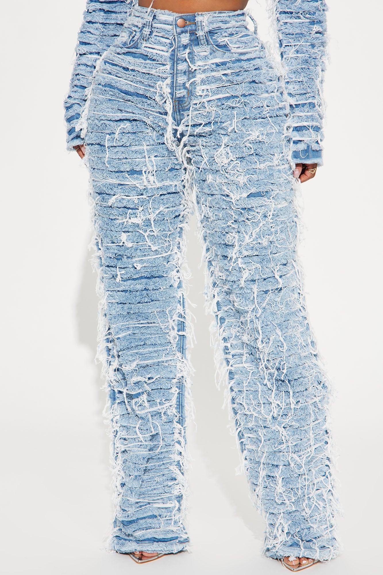 Courtside Deux Stretch Straight Leg Jeans - Light Wash Product Image