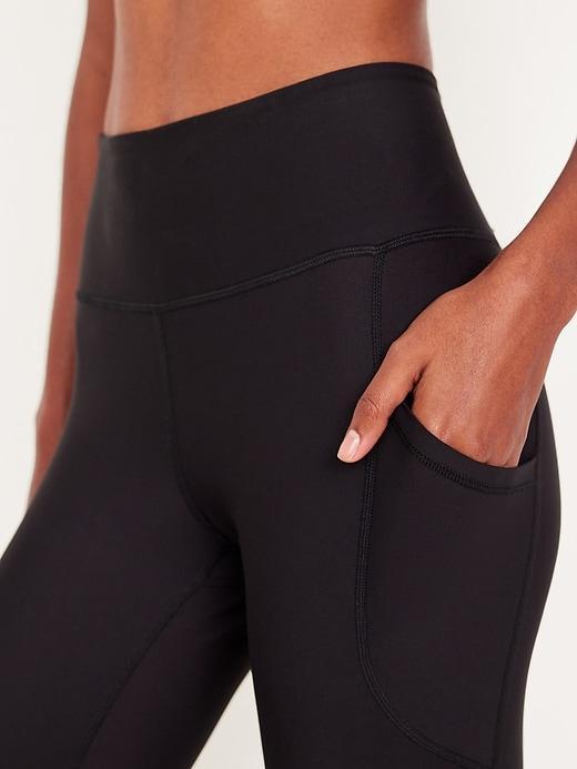 High-Waisted PowerSoft Rib Leggings Product Image