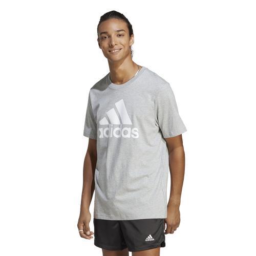 adidas Mens Tan Big Logo T-Shirt - Brown size XL Product Image