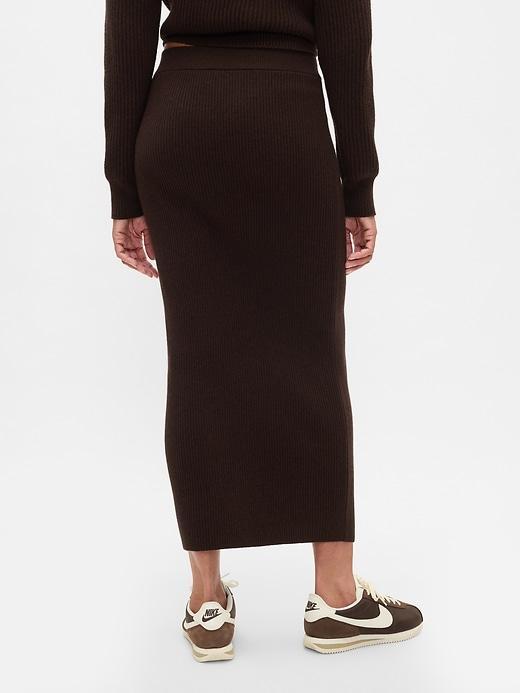 CashSoft Rib Maxi Sweater Skirt Product Image