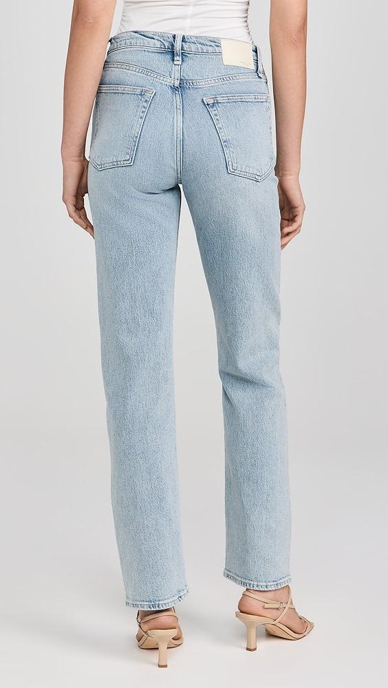 rag & bone Harlow Mid Rise Full Length Straight Jeans | Shopbop Product Image