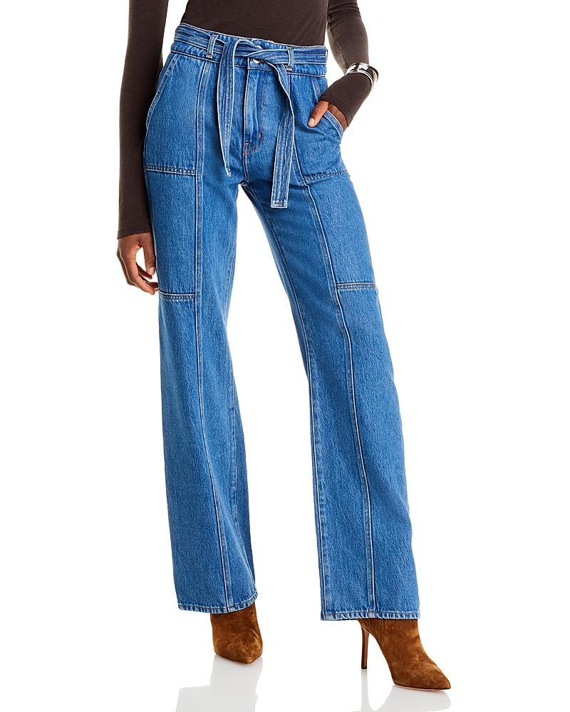 Derek Lam 10 Crosby Ashton Wide Leg Utility Jeans in Carlisle Product Image